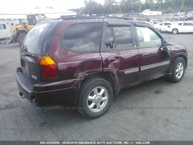 1GKDT13S832209298 - 2003 GMC ENVOY 勃艮第红 照片 4