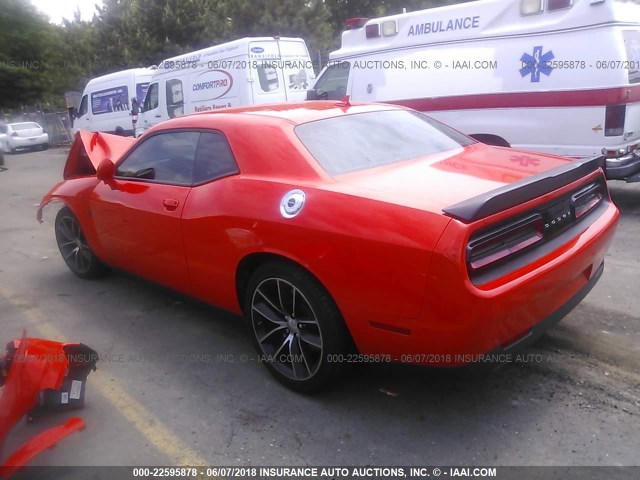 2C3CDZFJ4GH315819 - 2016 DODGE CHALLENGER R/T SCAT PACK ORANGE photo 3