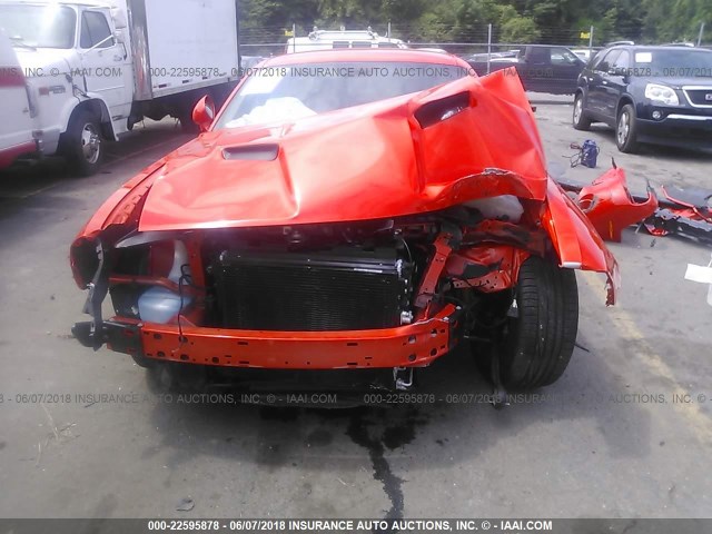 2C3CDZFJ4GH315819 - 2016 DODGE CHALLENGER R/T SCAT PACK ORANGE photo 6