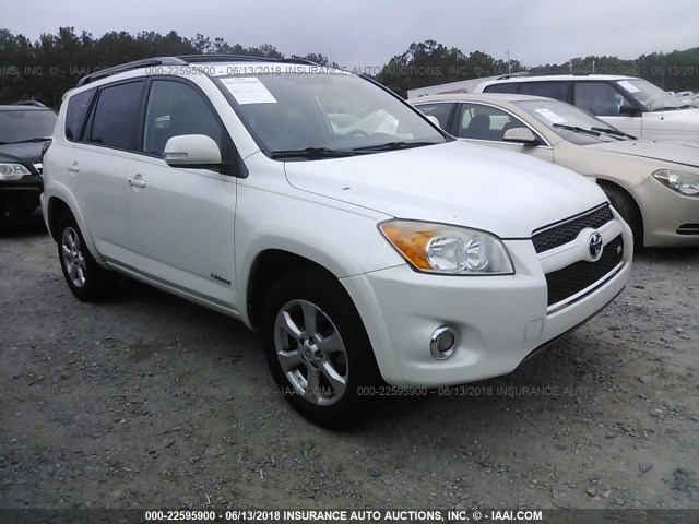 2T3YK4DV2BW008920 - 2011 TOYOTA RAV4 LIMITED WHITE photo 1