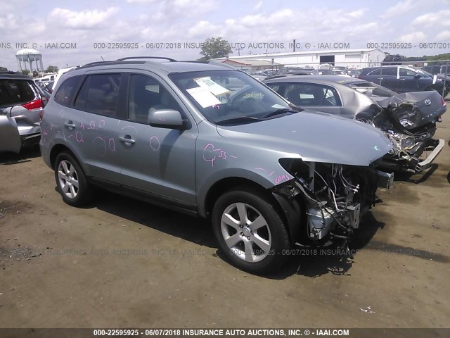 5NMSH13E67H023226 - 2007 HYUNDAI SANTA FE SE/LIMITED BLUE photo 1