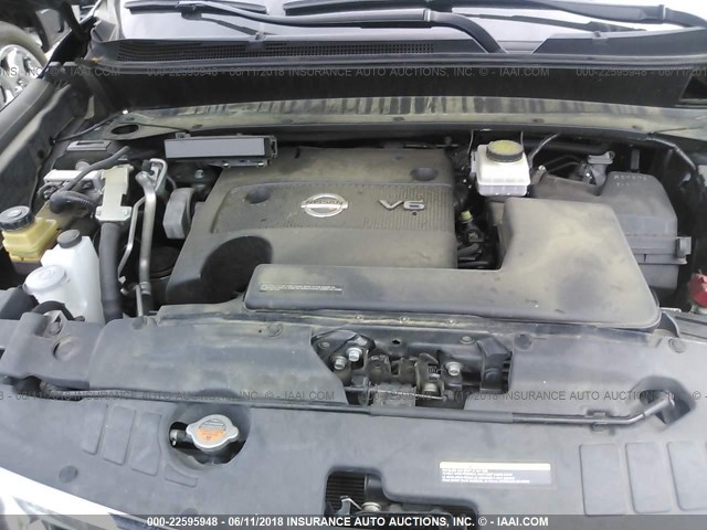 5N1AR2MN1EC628016 - 2014 NISSAN PATHFINDER S/SV/SL/PLATINUM 灰色 照片 10