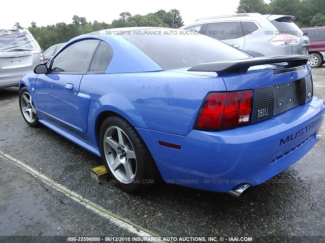1FAFP42R64F172308 - 2004 FORD MUSTANG MACH I BLUE photo 3