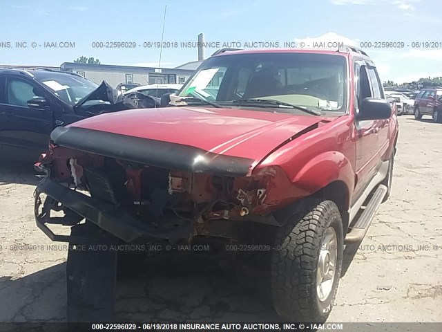 1FMZU77E23UA65365 - 2003 FORD EXPLORER SPORT TR  RED photo 2