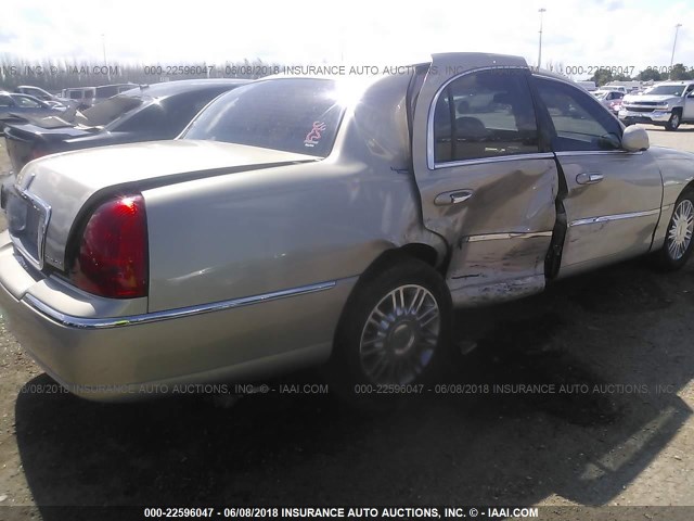 2LNHM82VX9X635994 - 2009 LINCOLN TOWN CAR SIGNATURE LIMITED TAN photo 6