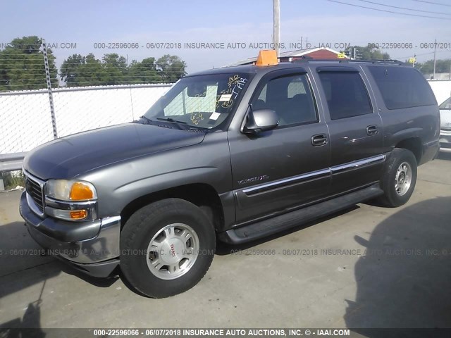 3GKFK16T81G191762 - 2001 GMC YUKON XL K1500 GRAY photo 2