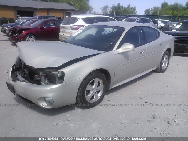 2G2WP552581177628 - 2008 PONTIAC GRAND PRIX Шампань фото 2