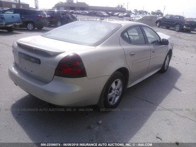 2G2WP552581177628 - 2008 PONTIAC GRAND PRIX Шампань фото 4