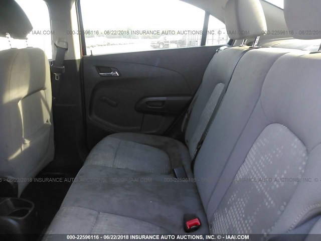 1G1JA5SH5E4204352 - 2014 CHEVROLET SONIC LS 红色 照片 8