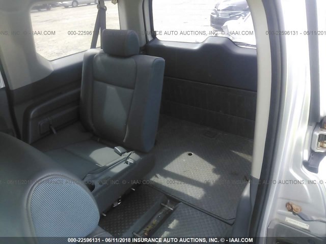 5J6YH28523L010372 - 2003 HONDA ELEMENT EX GRAY photo 8