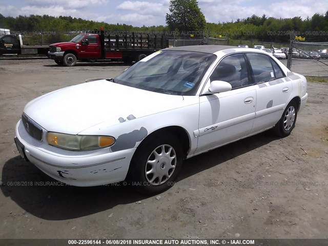 2G4WS52M1W1479622 - 1998 BUICK CENTURY CUSTOM WHITE photo 2