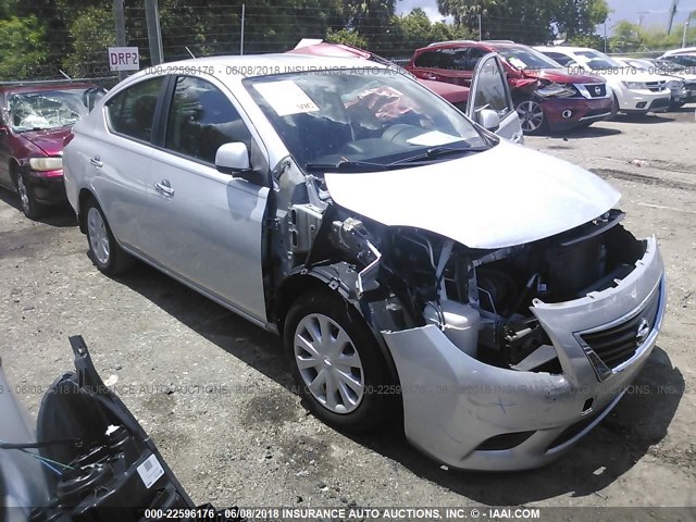 3N1CN7AP9CL899759 - 2012 NISSAN VERSA S/SV/SL SILVER photo 1