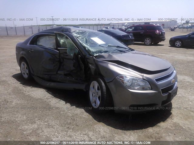 1G1ZB5E16BF107322 - 2011 CHEVROLET MALIBU LS BROWN photo 1