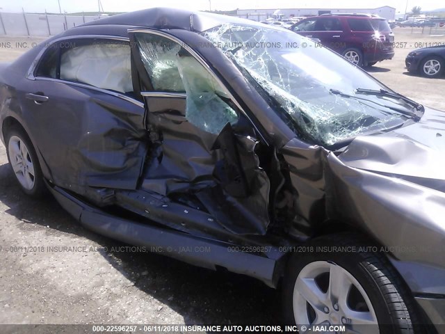 1G1ZB5E16BF107322 - 2011 CHEVROLET MALIBU LS BROWN photo 6