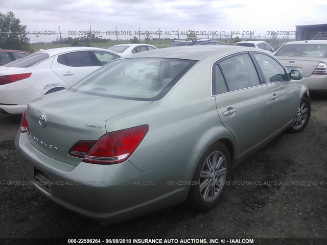 4T1BK36B45U050943 - 2005 TOYOTA AVALON XL/XLS/TOURING/LIMITED GREEN photo 4