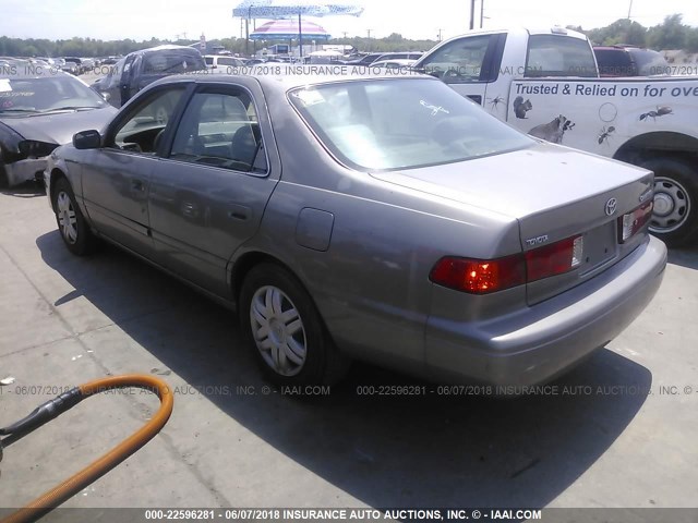 4T1BG22K71U029192 - 2001 TOYOTA CAMRY CE/LE/XLE GRAY photo 3