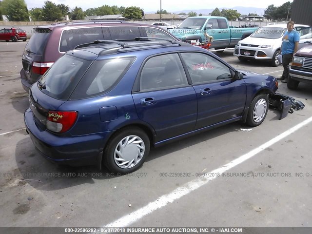 JF1GG65533H802801 - 2003 SUBARU IMPREZA TS Dark Blue photo 4