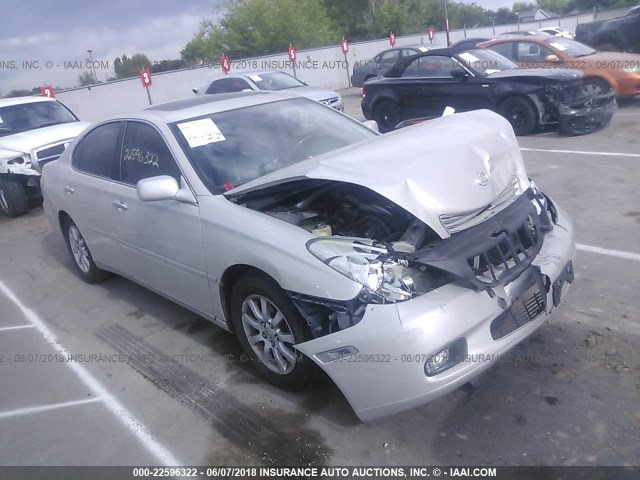 JTHBF30GX20019954 - 2002 LEXUS ES 300 SILVER photo 1