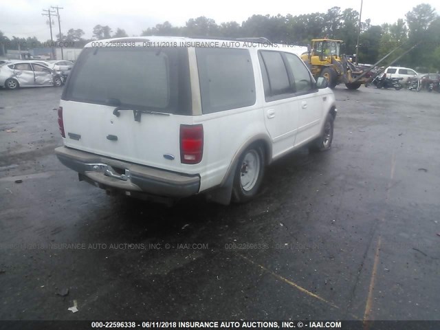 1FMEU1763VLA32100 - 1997 FORD EXPEDITION WHITE photo 4