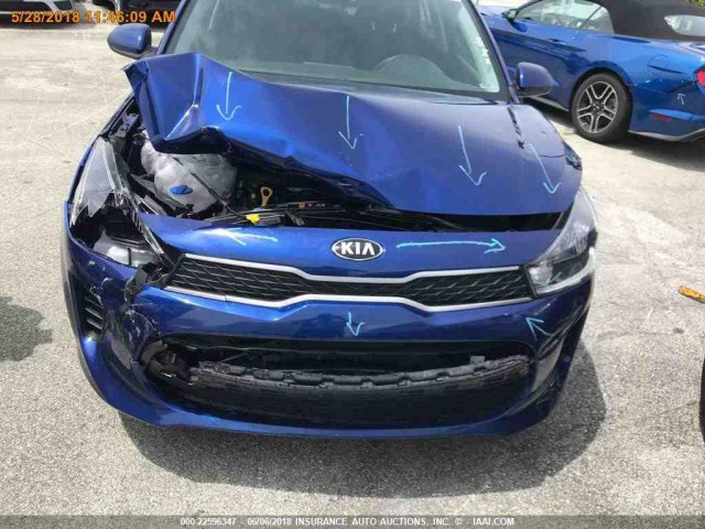 3KPA24ABXJE053559 - 2018 KIA RIO LX/S BLUE photo 11