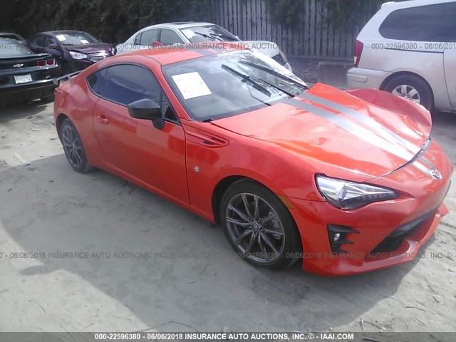 JF1ZNAA19H8707347 - 2017 TOYOTA 86 SPECIAL EDITION ORANGE photo 1