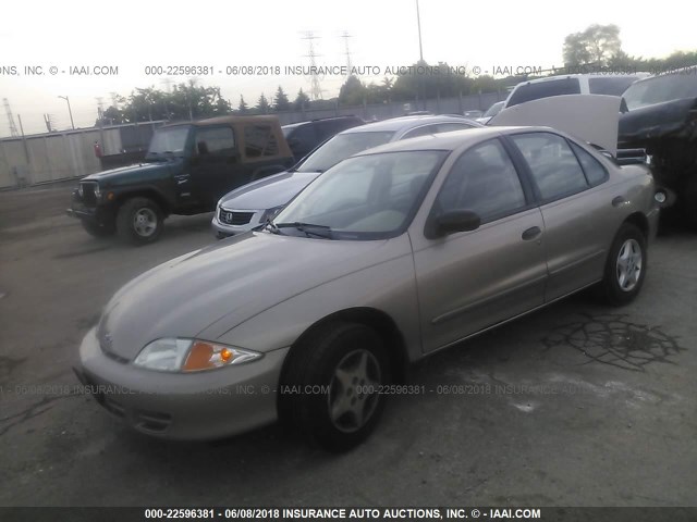 1G1JC524427160913 - 2002 CHEVROLET CAVALIER CNG BROWN photo 2