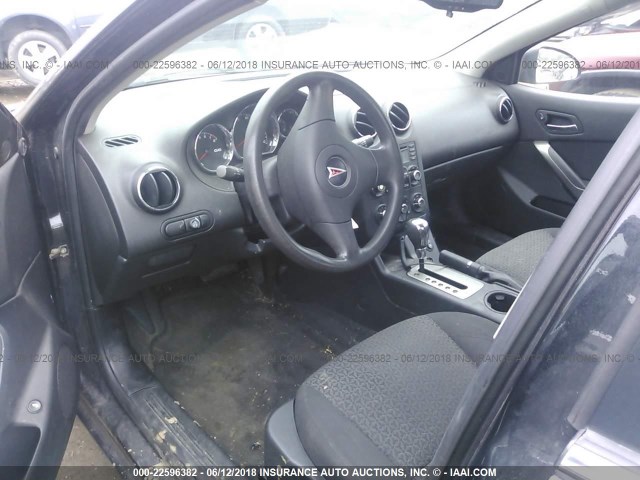 1G2ZF57B484301700 - 2008 PONTIAC G6 VALUE LEADER/BASE BLACK photo 5