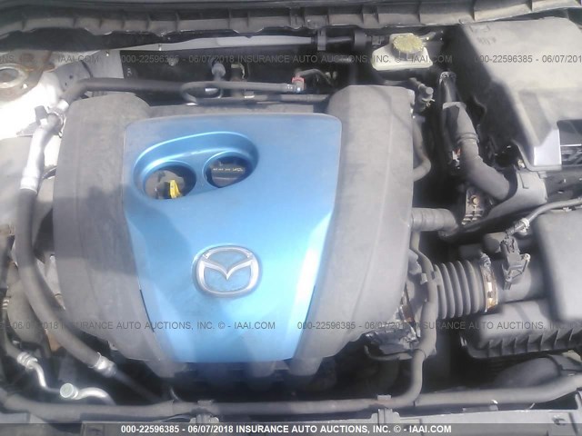 JM1BL1V81C1544624 - 2012 MAZDA 3 I WHITE photo 10