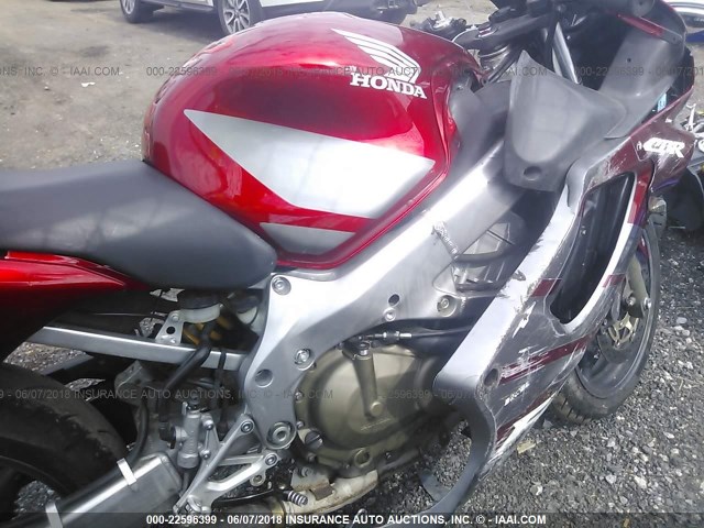 JH2PC35075M601140 - 2005 HONDA CBR600 F4 RED photo 8