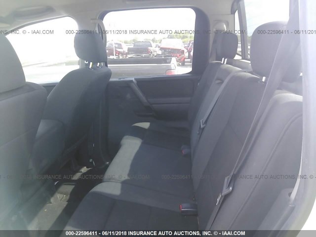 1N6BA07D79N309248 - 2009 NISSAN TITAN XE/SE/LE WHITE photo 8