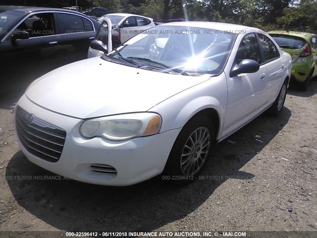 1C3EL46X66N226732 - 2006 CHRYSLER SEBRING WHITE photo 2