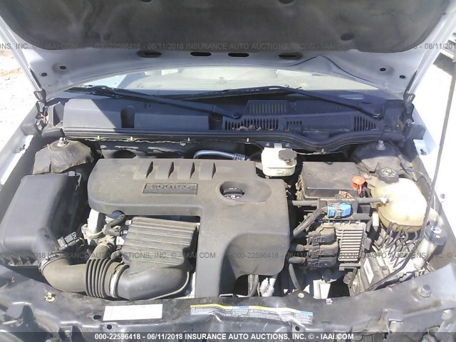 1G8AL58F37Z103656 - 2007 SATURN ION LEVEL 3 WHITE photo 10