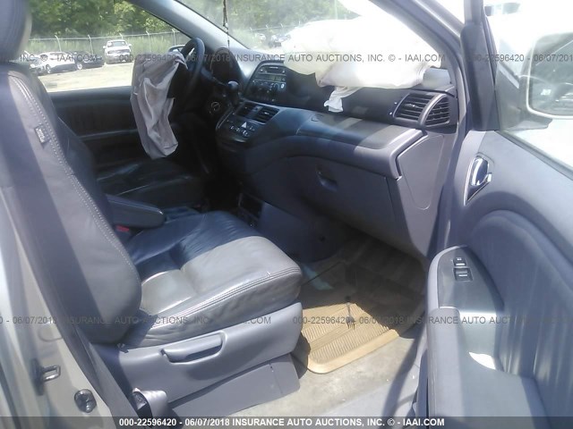 5FNRL38735B094997 - 2005 HONDA ODYSSEY EXL GRAY photo 5