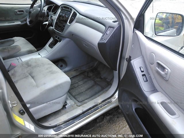 JTEEP21A160185314 - 2006 TOYOTA HIGHLANDER LIMITED SILVER photo 5