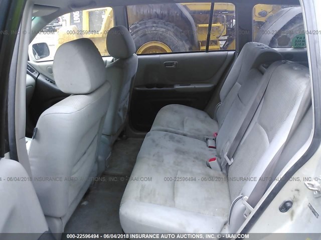 JTEEP21A160185314 - 2006 TOYOTA HIGHLANDER LIMITED SILVER photo 8