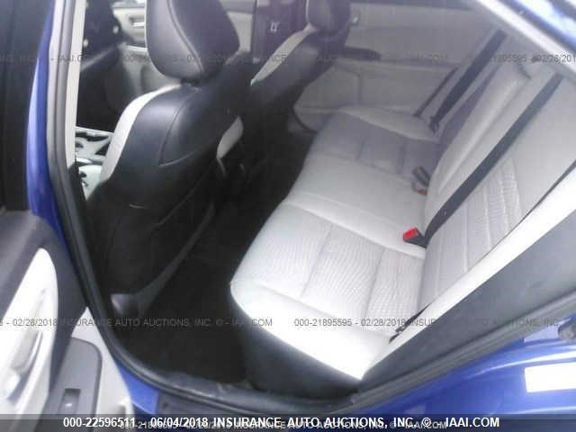 4T1BF1FK0FU878742 - 2015 TOYOTA CAMRY LE/XLE/SE/XSE BLUE photo 8