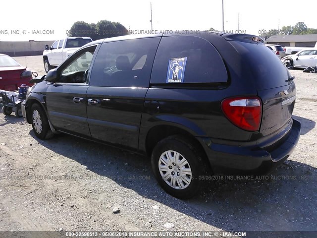 1A4GP45R56B627597 - 2006 CHRYSLER TOWN & COUNTRY  BLACK photo 3