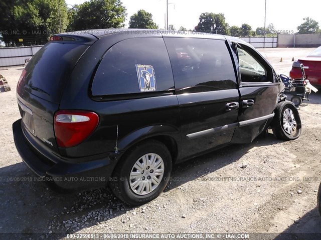 1A4GP45R56B627597 - 2006 CHRYSLER TOWN & COUNTRY  BLACK photo 4