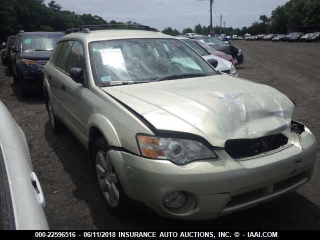 4S4BP61C467313113 - 2006 SUBARU LEGACY OUTBACK 2.5I GOLD photo 1