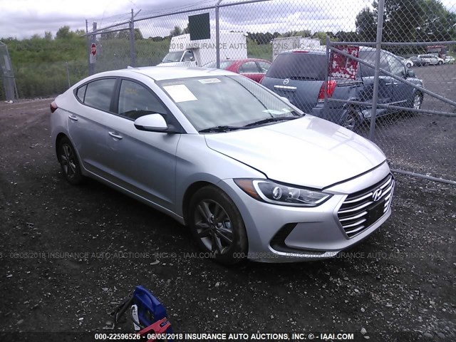 5NPD84LF1JH314424 - 2018 HYUNDAI ELANTRA SEL/VALUE/LIMITED SILVER photo 1