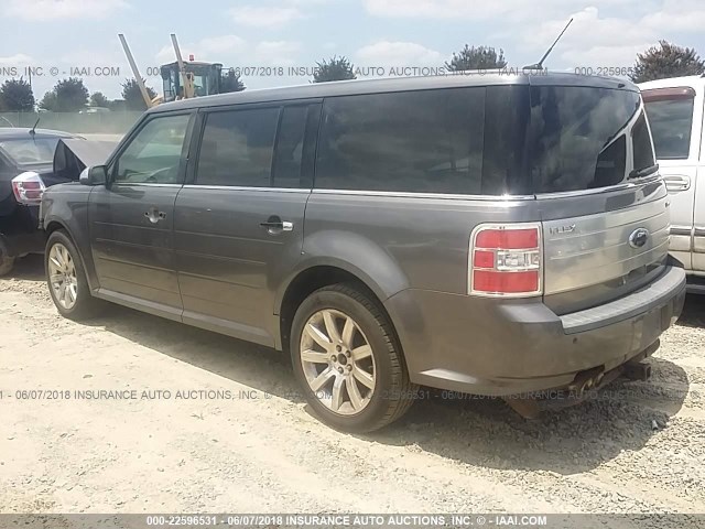 2FMEK63C69BB08686 - 2009 FORD FLEX LIMITED GRAY photo 3