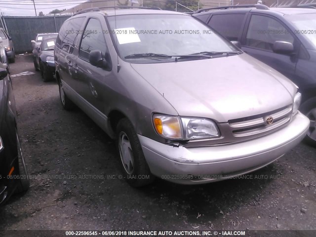 4T3ZF13C6XU126483 - 1999 TOYOTA SIENNA LE/XLE TAN photo 1