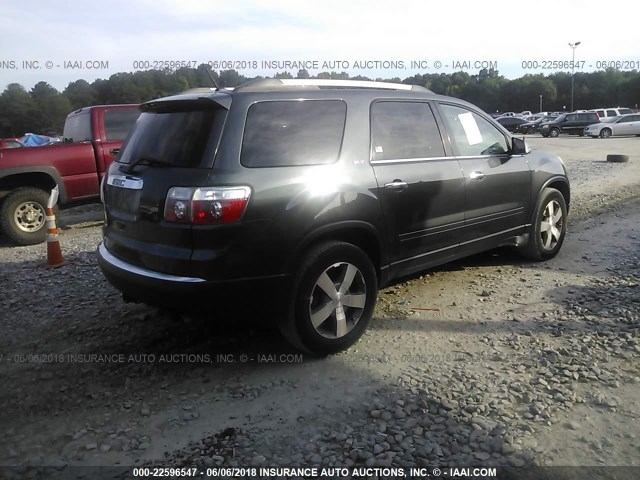 1GKKRRED9BJ169000 - 2011 GMC ACADIA SLT-1 GRAY photo 4