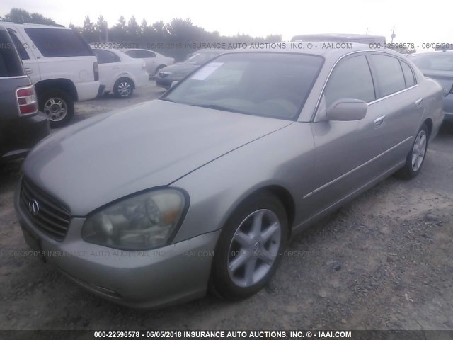 JNKBF01A73M101353 - 2003 INFINITI Q45 GRAY photo 2