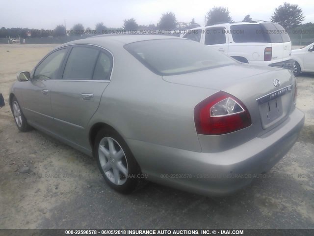 JNKBF01A73M101353 - 2003 INFINITI Q45 GRAY photo 3