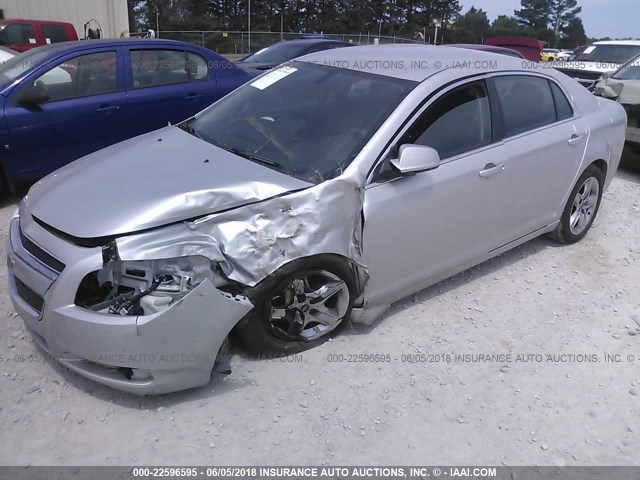 1G1ZH57B89F117171 - 2009 CHEVROLET MALIBU 1LT ვერცხლისფერი ფოტო 2