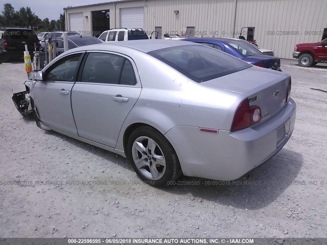 1G1ZH57B89F117171 - 2009 CHEVROLET MALIBU 1LT ვერცხლისფერი ფოტო 3