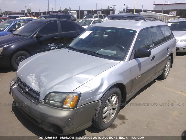 4S3BH675637657743 - 2003 SUBARU LEGACY OUTBACK AWP SILVER photo 2