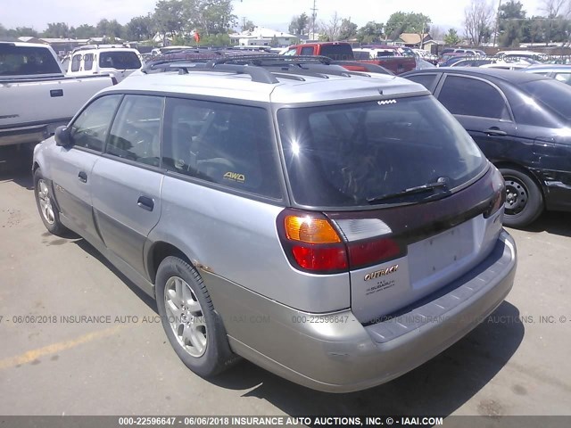 4S3BH675637657743 - 2003 SUBARU LEGACY OUTBACK AWP 银色 照片 3