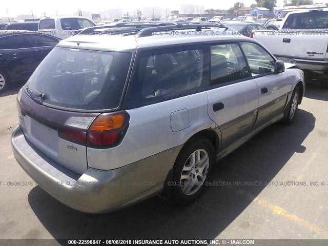 4S3BH675637657743 - 2003 SUBARU LEGACY OUTBACK AWP 银色 照片 4